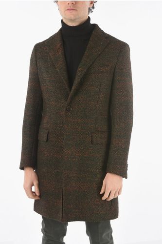 CC COLLECTION Tweed Wool Blend Single-breasted Coat size 50 - Corneliani - Modalova