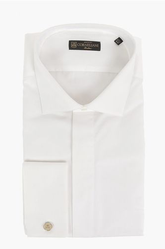 Ceremony Shirt with Double Cuffs and Cufflinks size 44 - Corneliani - Modalova