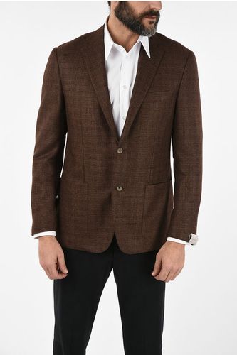 Check drop 6R side vent patch pocket 2-button GATE blazer size 54 - Corneliani - Modalova