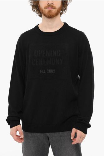 Crew Neck BOX LOGO Wool Sweater size L - Opening Ceremony - Modalova