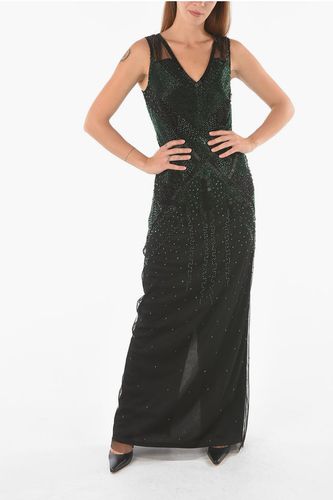 Double-layered Long Dress embellished with Rhinestones and S size 44 - Blugirl - Modalova