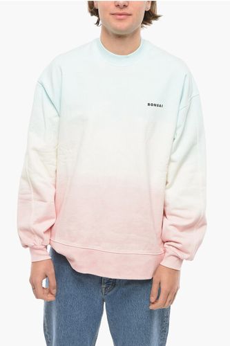 Gradient Effect Brushed Cotton Crew-neck Sweatshirt size M - Bonsai - Modalova