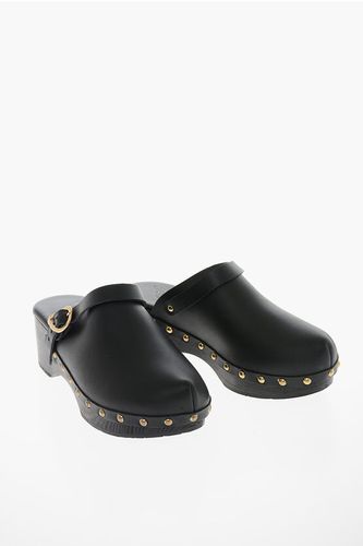 Leather Clogs with Golden Studs size 35 - Ancient greek sandals - Modalova