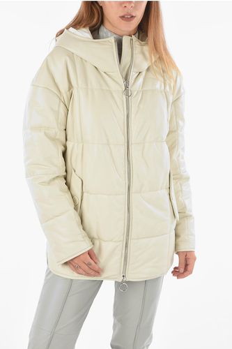 Padded Leather Jacket with Hood size M - DROMe - Modalova