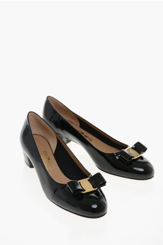 Patent Leather VARA Ballet Flats with Bow size 39 - Salvatore Ferragamo - Modalova