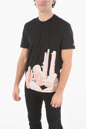 Printed Slim Fit CACTUS T-Shirt size L - Neil Barrett - Modalova
