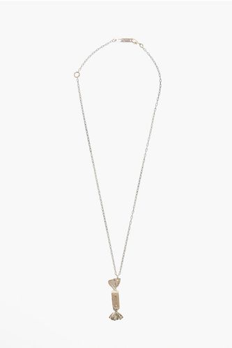Silver Necklace with Candy Shaped Pendant size Unica - Ambush - Modalova