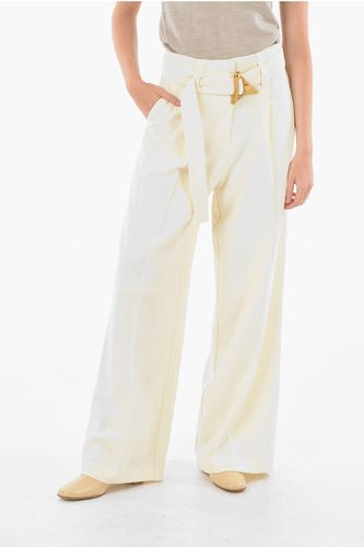 Single-pleated Bleted Wide Leg Pants size 42 - Aeron - Modalova