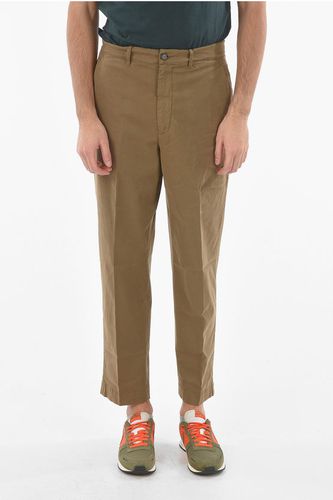 Tapered Cropped Fit Stretch Cotton Chino Pants size 40 - Kenzo - Modalova