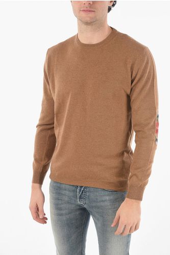 Virgin Wool Crewneck Sweater with Patches size Xxl - Altea - Modalova