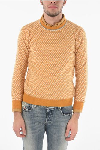 Wool-blend Chevron Crew-neck Sweater size M - Altea - Modalova
