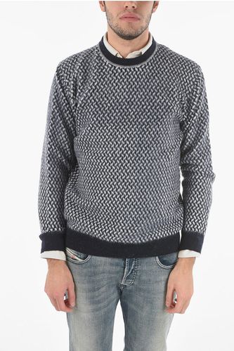 Wool-blend Chevron Crew-neck Sweater size Xl - Altea - Modalova