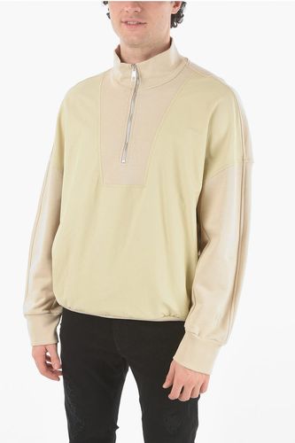 Zipped Closure HYBRID TRACKTOP Mock Neck Sweatshirt size Xxl - Neil Barrett - Modalova