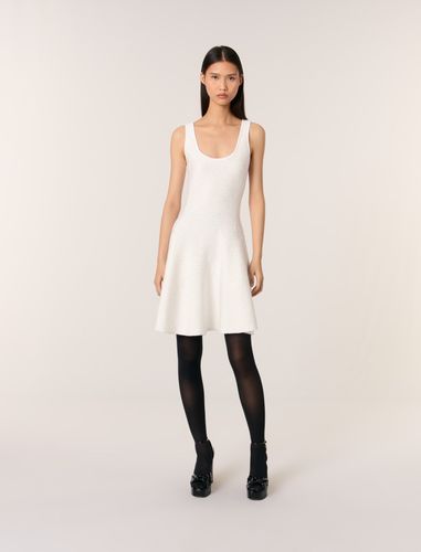 Robe Courte En Maille À Sequins - Maje - Modalova