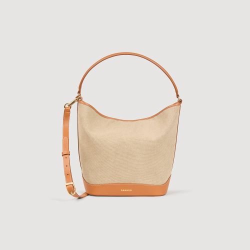 Sac seau TANGOSO en toile - Sandro Paris - Modalova