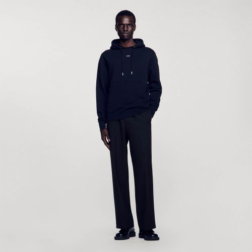 Sweatshirt en coton biologique - Sandro Paris - Modalova