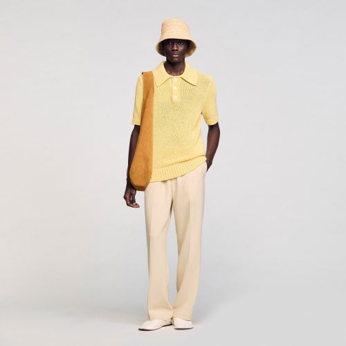 Polo en maille - Sandro Paris - Modalova