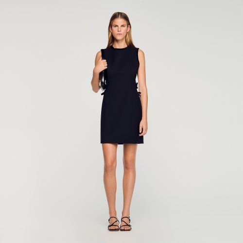 Robe courte à découpes - Sandro Paris - Modalova