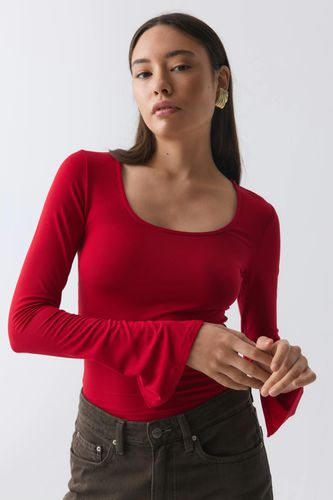 Soft touch jersey top - Gina Tricot - Modalova