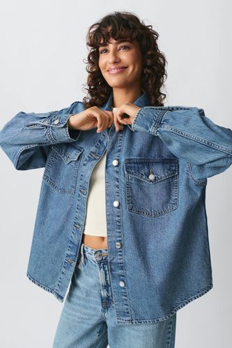 Oversize denim shirt - Gina Tricot - Modalova