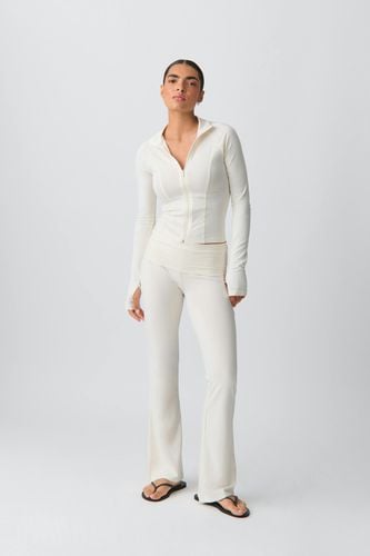 Soft touch folded trouser - Gina Tricot - Modalova