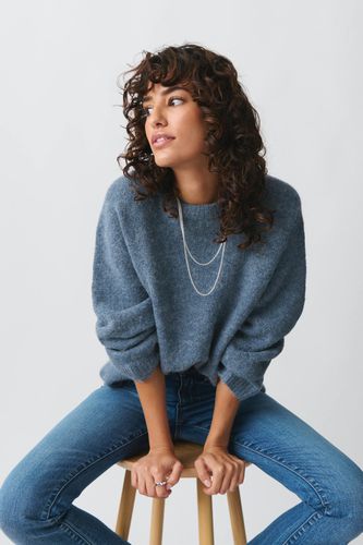 Crew neck knitted sweater - Gina Tricot - Modalova