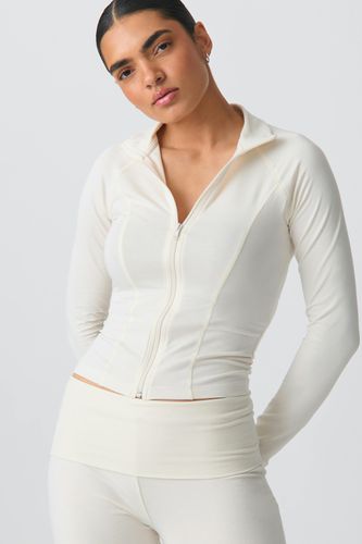 Soft touch zip jacket - Gina Tricot - Modalova