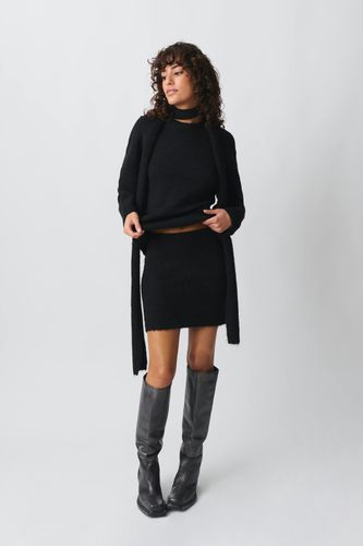 Knitted mini skirt - Gina Tricot - Modalova