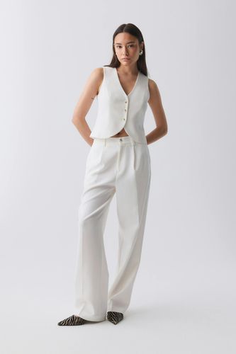 Tailored wide trousers - Gina Tricot - Modalova