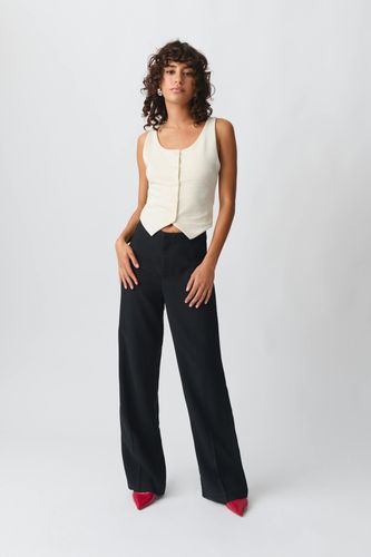 Straight viscose trousers - Gina Tricot - Modalova