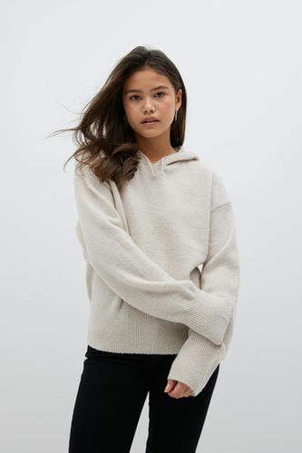 Y soft knitted hoodie - Gina Tricot - Modalova