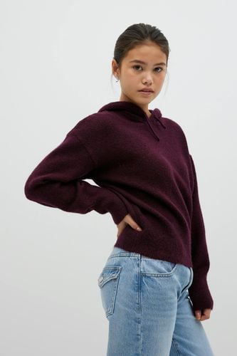 Y soft knitted hoodie - Gina Tricot - Modalova