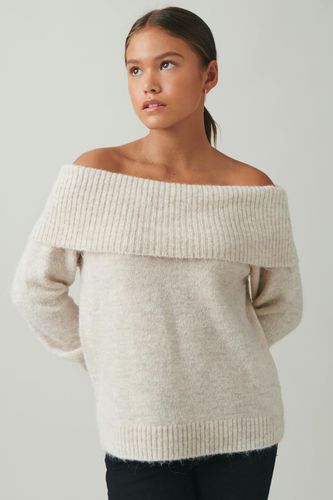 Y kn off shoulder sweater - Gina Tricot - Modalova