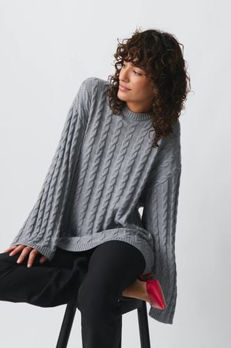 Knitted cable sweater - Gina Tricot - Modalova