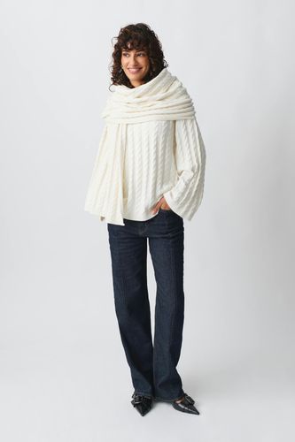 Knitted cable sweater - Gina Tricot - Modalova