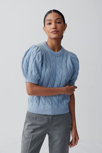 Knitted cable top - Gina Tricot - Modalova