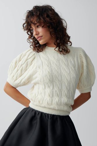 Knitted cable top - Gina Tricot - Modalova