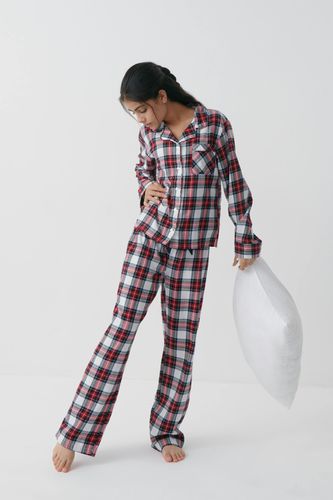 Y flannel pj pants - Gina Tricot - Modalova