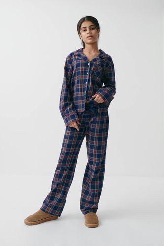 Y flannel pj pants - Gina Tricot - Modalova