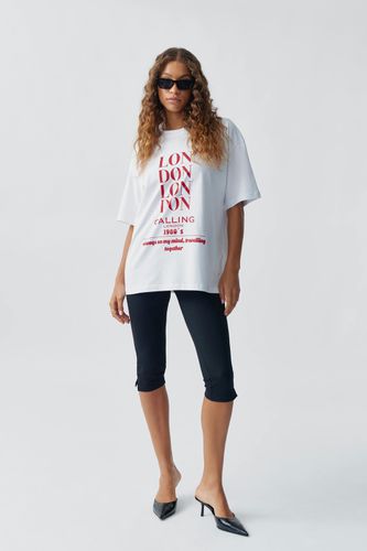 Oversized print tee - Gina Tricot - Modalova