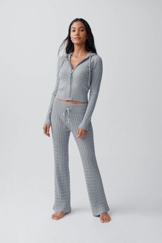 Cable knitted trousers - Gina Tricot - Modalova