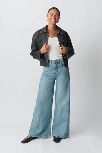 Wedge wide jeans - Gina Tricot - Modalova
