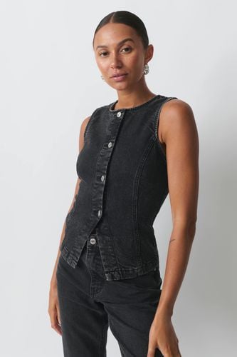 Tailored denim vest - Gina Tricot - Modalova