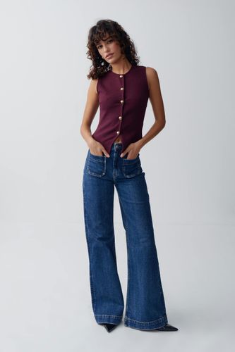 Front pocket flare jeans - Gina Tricot - Modalova