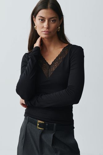 Lace detail top - Gina Tricot - Modalova