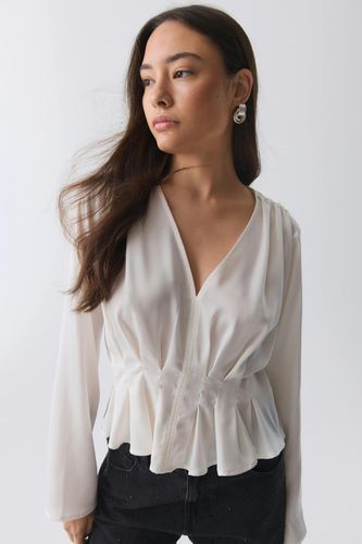 V-neck blouse - Gina Tricot - Modalova