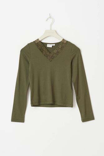 Y lace top - Gina Tricot - Modalova