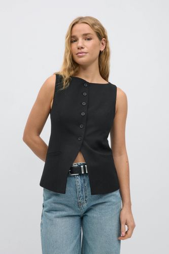 Tailored boatneck vest - Gina Tricot - Modalova