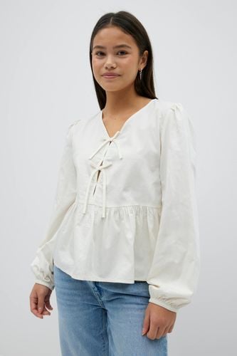 Y puff sleeve blouse - Gina Tricot - Modalova