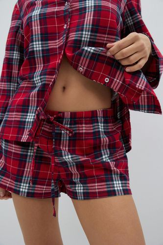 Flannel pyjamas shorts - Gina Tricot - Modalova